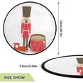 thumbnail image 2 of Coolnut Christmas Nutcracker Drum Christmas Tree Mats Waterproof Tree Skirt, Toys Train Xmas Tree Stand Tray Mat Floor Protector Pad for Holiday Party Decoration, 28.3", 2 of 6