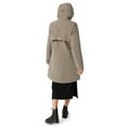 thumbnail image 2 of JAN & JUL Waterproof Long Raincoat Breathable and Hooded Rain Jacket (Earthy Taupe, S), 2 of 6