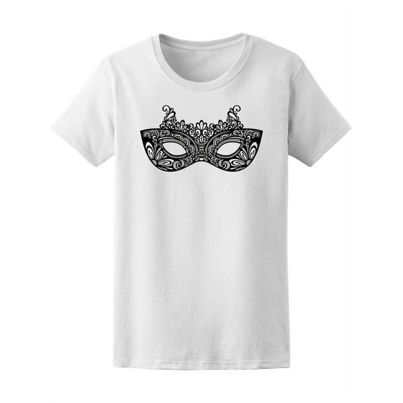 Beautiful Tribal Masquerade Mask T-Shirt Women -Image by Shutterstock, Female Large