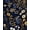 Blue/Black, variant on Dark Floral Peel and Stick Wallpaper Vintage Green Leaf Contact Paper Blue Flower Wall Mural Home Vinyl Waterproof Self Adhesive Removable Renter Friendly Wall Paper 17.5" x 118"