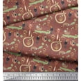 thumbnail image 3 of Soimoi Modal Satin Fabric Floral,Bird & Animals African Print Fabric by the Yard 42 Inch Wide, 3 of 3