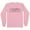Pink, variant on Skyline Juneau Alaska Long Sleeve Shirt Unisex Large White
