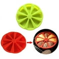 thumbnail image 4 of 8 Grid Silicone Wedges Cake Mould Individual Portion Pizza Slices Kitchen Tool, 4 of 5