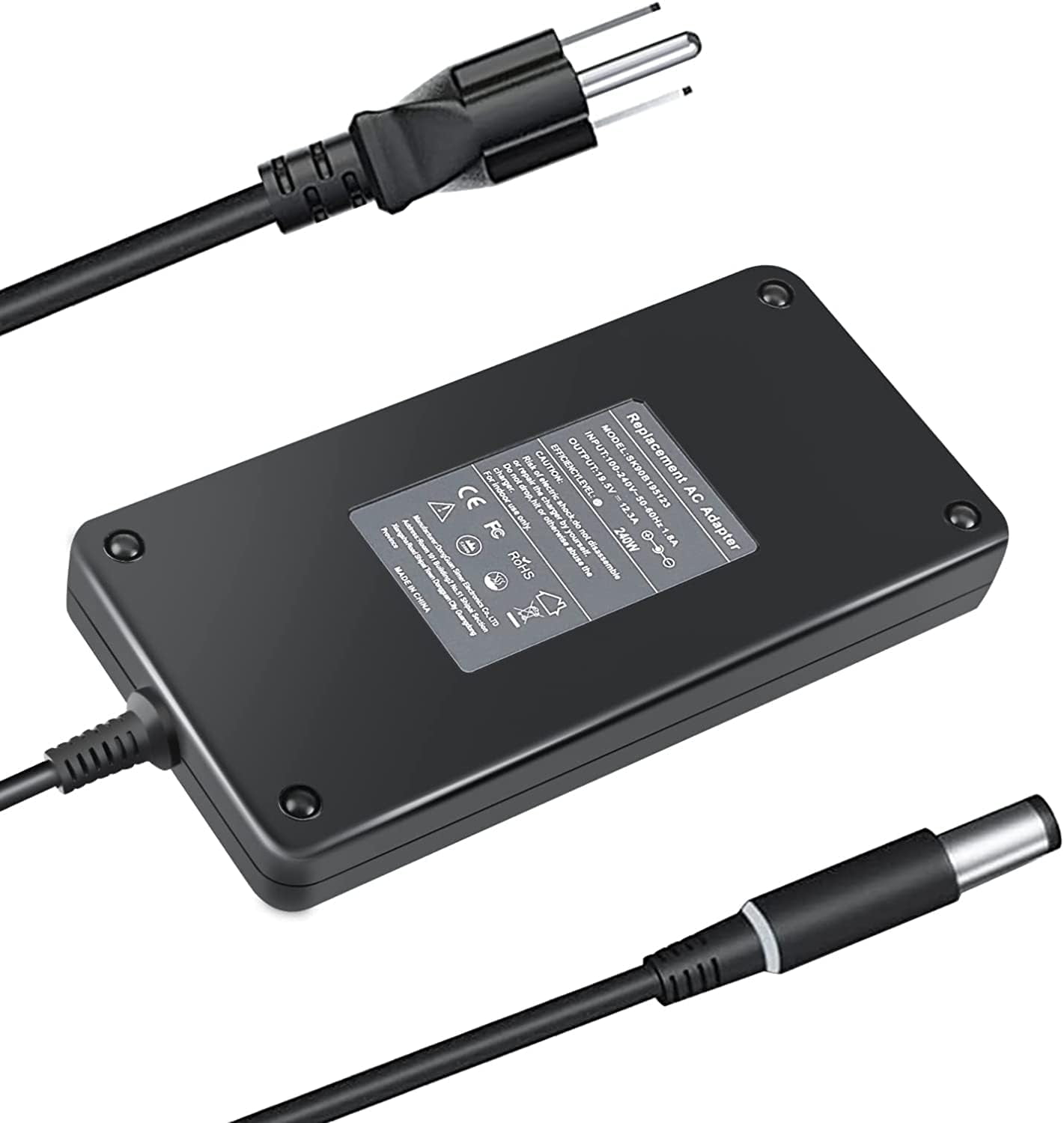 デルの240W ACアダプタ、デルのAlienware M15 M17 R1 R2 R3 R4 R5