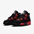 thumbnail image 1 of Jordan 4 Retro Size 11.5, Red Black, Thunder, 1 of 6