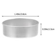 thumbnail image 3 of WORGEOUS 100 juegos de vasos de aluminio para luz de té, cajas vacías para luz de té, suministros para fabricación de velas, sin vela, 3 of 7