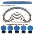 thumbnail image 2 of Cinturones de lijado B BRESUCNY Zirconia, paquete de 30 unidades, 9,5 x 330 mm, grano 60-180, 2 of 6