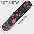 thumbnail image 3 of Yayeee Double Oven Mitt Kitchen Heat Resistant Baking 35" x7" Quilted Glove, Yellow Floral Flamingo, 3 of 6