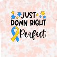 thumbnail image 4 of Inktastic Just Down Right Perfect Down Syndrome Awareness Ribbon Boys or Girls Toddler T-Shirt, 4 of 5
