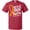 Red, variant on Inktastic Never Stop Fighting Leukemia Awareness Orange Ribbon T-Shirt