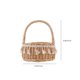 thumbnail image 2 of 1pc Bride Basket Photo Prop Portable Woven Flower Basket Party Supply (Small), 2 of 4