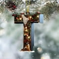 thumbnail image 6 of Lilixerw 26 Letters Christmas Ornaments,with Jesus Design,Personalized DIY Acrylic Christian Pendants for Xmas Tree Decor,Home Office Gifts,3.54 inch,Letter T, 6 of 7