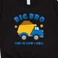 thumbnail image 3 of Inktastic Dump Truck Big Bro Toddler Sweatshirt, 3 of 4