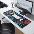 thumbnail image 3 of Cute Garden Flowers Mouse Mat - Soft Touch, Non-Slip Rubber Base for Stability, Easy Slide, Splash Resistant Surface, Uniquely Designed, Portable, Ideal for Any Computer, 31.5x11.8 Inch, 3 of 7