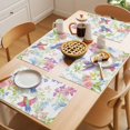 thumbnail image 5 of Placemat Set of 4 Flower Bird Placemats for Dining Table Spring Scenery Washable Table Mats for Kitchen and Party Decor Indoor & Outdoor Use, 5 of 8
