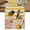 Yellow, variant on Spring Bees Daisy Table Runner, Rustic Tulips Dots Yellow Striped Burlap Washable Cotton Linen Table Runners 36 Inches Long, Dresser Scarf Runner for Nightstand/End Tables/Round Tables 13''x36''