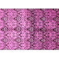 thumbnail image 1 of Ahgly Company Indoor Rectangle Abstract Pink Modern Area Rugs, 2' x 4', 1 of 4