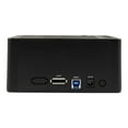 thumbnail image 4 of StarTech.com Dual-Bay USB 3.0 eSATA to SATA Hard Drive Docking Station, USB Hard Drive Dock, External 2.53.5 SATA IIIIII, SSDHDD Docking Station, Hot-Swap Hard Drive Bays - Top-Loading - Storage controller - 2.5", 3.5" - SATA 6Gb/s - eSATA 6Gb/s, USB 3.0 - black - for P/N: SVA12M5NA, 4 of 4