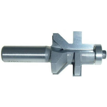 

Magnate 7103B V-Matching Tongue and Groove Router Bit — Groove Profile; 1 to 1-1/4 Material Thickness; 1/2 Shank Diameter; 1-7/16 Overall Diameter; 1-1/2 Shank Length