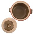 thumbnail image 4 of Versatile Terracotta Cooking Pot with Handle for Stews and Soups Durable Clay Cookware for Home Kitchen Use Multi, 4 of 9