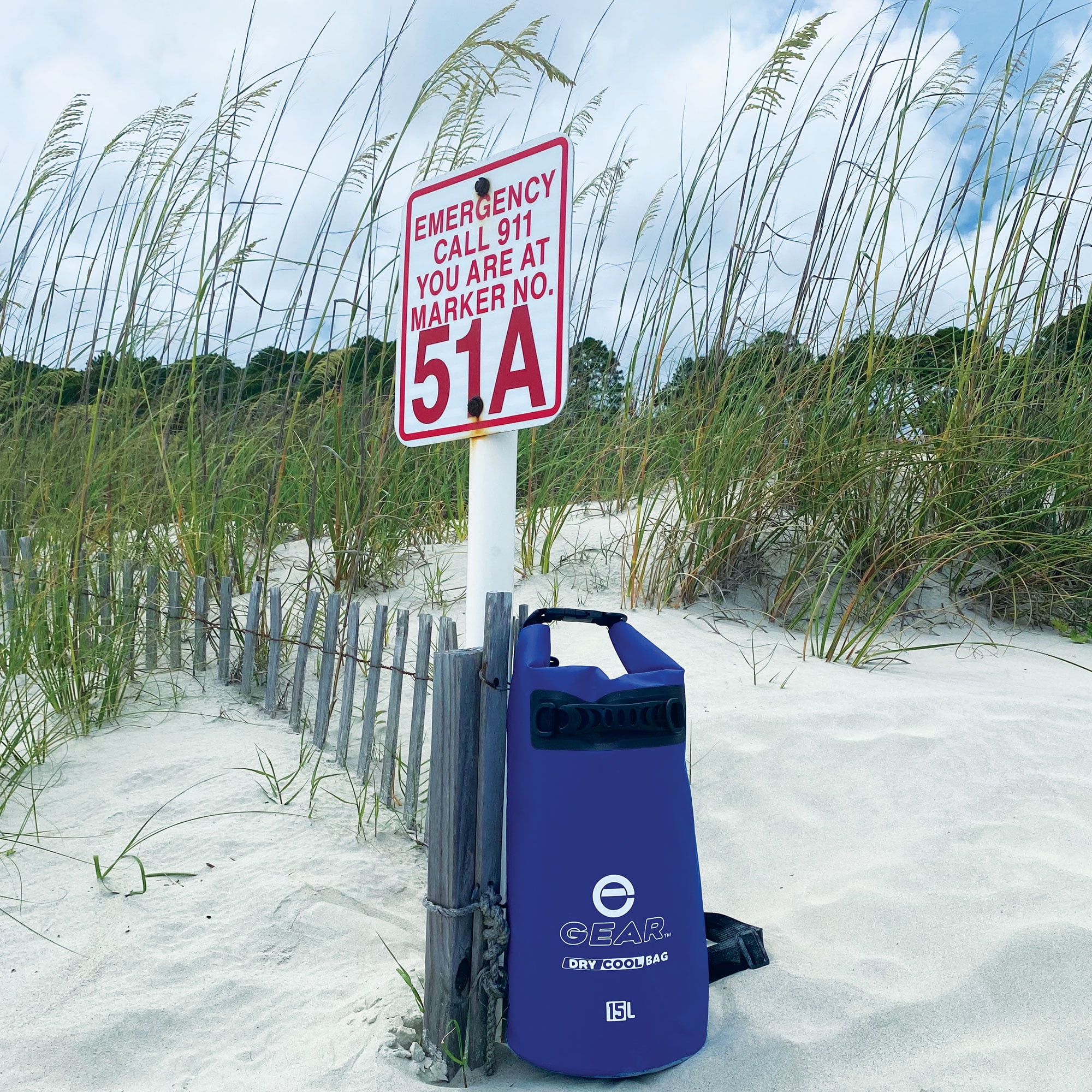 Enthusiast Gear Dry Bag Cooler - Roll Top, Insulated, Leak Proof, Collapsible, Waterproof - 10L