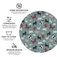 thumbnail image 3 of Pofeuu Farm Animals 1 Print Coasters for Drinks, 4Pack PU Leather Coasters, Bar Drink Coasters for Tabletop Protection, Furniture from Damage-Round Shape, 3 of 6