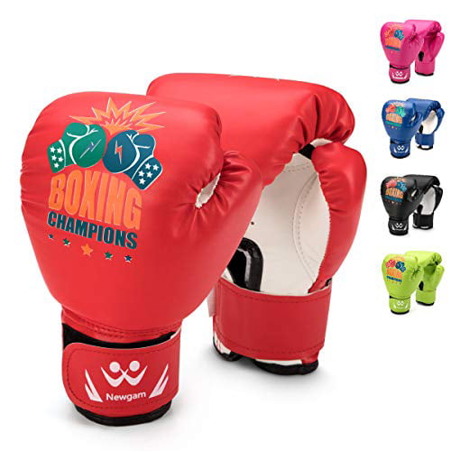 Kids Boxing Gloves Sparring Training Muay Thai Gloves Junior Mitts Kickboxing 