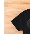 thumbnail image 4 of Men's 3D Capybara Print T-Shirt - Dark Brown Casual Short Sleeve, Breathable Polyester, Lightweight & Comfortable, Fashionable Round Neck Tee for Casual Attire, 4 of 5