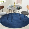thumbnail image 2 of SAFAVIEH Kilim Roderick Solid Area Rug, Navy/Blue, 6' x 6' Round, 2 of 8