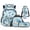 Book Turtle, variant on HUIACONG 4PCS Star Unicorn School Backpack for Kids, 17" Student Bookbag with Lunch Box for Children Age 8-13
