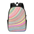 thumbnail image 2 of YFYANG 17" Laptop Backpack, Rainbow Line Art Fashion Travel Work Backpack with USB and Headphone Cable Interface for Men and Women, 2 of 8