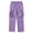 Purple, variant on YUEVORA Cargo Pants for Men, Elastic Waist Multi Pocket Utility Pants, Straight Leg Casual Work Pants with Button Closure