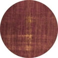 thumbnail image 1 of Ahgly Company Indoor Round Oriental Orange Industrial Area Rugs, 4' Round, 1 of 4