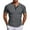 Dark Gray, variant on Men's Casual T-Shirts Short Sleeve Button Design Comfortable Wear for Everyday Outdoor Activities