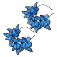 thumbnail image 6 of MRLESS 2pcs Women Butterfly Headband Elegant Butterfly Headpiece Butterfly Tea Party Headpiece Headband Girl Hair Accessory Hair Hoop Unique Butterfly Fascinator Headband, 6 of 8