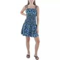 thumbnail image 2 of English Factory Womens Smocked Tiered Mini Dress, 2 of 4