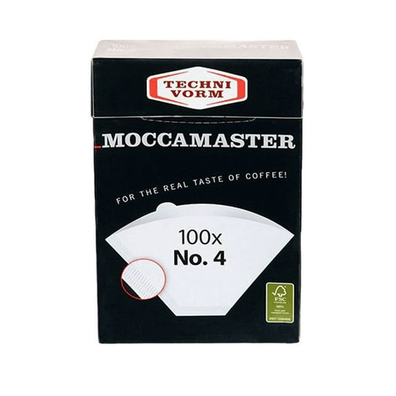 Moccamaster #4 Coffee Filters | White Paper