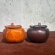 thumbnail image 3 of Ebony carved persimmon car desktop ornament, housewarming gift, birthday present, auspicious wood persimmons symbolizing good fortune and happiness., 3 of 3