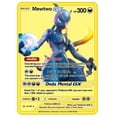 thumbnail image 4 of Pokemon inglés juego de Metal tarjeta de colección figura de Anime Charizard Pikachu Blastoise Mewtwo colección de batalla tarjeta juguete para regalo, 4 of 4