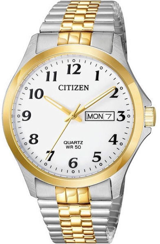 CITIZEN - Men's Citizen Classic Day Date Expansion Steel Band Watch