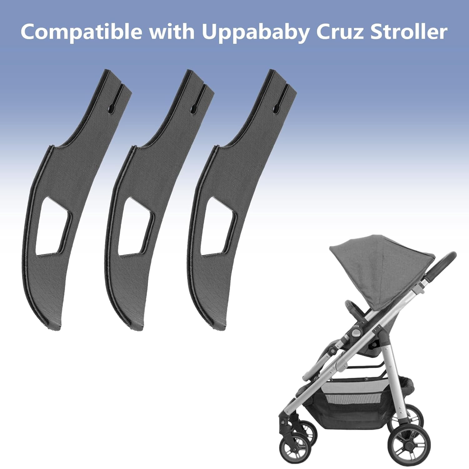 3 Pack Compatible with Uppababy Cruz Stroller Replacement Folding Latch | Stroller Latch Repair Part | Easy to Install