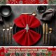 thumbnail image 5 of Christmas Nutcracker Napkin Rings Set Of 12, Napkin Rings Metal Napkin Holders For (silver) G, 5 of 5