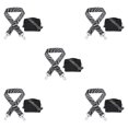 thumbnail image 3 of Justharion Alloy Replacement Strap Fine Stitching And No Loose Thread Strap Replacement Purse Strap Adjustable Grey 5Set, 3 of 6