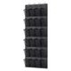 thumbnail image 1 of Bolsa de pared para el hogar de almacenamiento de 24 bolsillos no tejida con 4 ganchos de metal (negro), 1 of 3