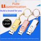 thumbnail image 1 of Gift Business 2.0 Metal U Disk Creative USB Disk Aunque el material metálico hace que la unidad flash USB tenga más textura., 1 of 4
