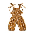 thumbnail image 1 of ITFABS Bébé Filles Marguerite Impression Romper Combinaison de Mode Romper Combinaison, 1 of 9