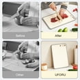 thumbnail image 2 of Large Plastic Cutting Board with Juice Grooves and Non-Slip Border, Double-Sided Design with Hang Hole for Kitchen Food Preparation - Measures 15.74"x10.62" (Green, 1pc), 2 of 6