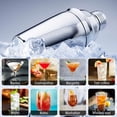 thumbnail image 2 of Juego de regalo para cócteles, juego de coctelera de 5 piezas, juego de coctelera, juego de barra para hacer cócteles, innovación moderna, 2 of 8