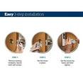thumbnail image 4 of SCHLAGE F51A DMP 619 PLY Dempsey Lever with Plymouth Trim Keyed Entry Lock, Satin Nickel, 4 of 5