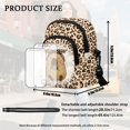 thumbnail image 7 of Xixirimido Shoulder Bag Crossbody for Women Crossbody Bags with Adjustable Strap Cell Phone Purses Sling Bag for Travel Hiking Shopping, Capybara Brown Leopard, 7 of 7